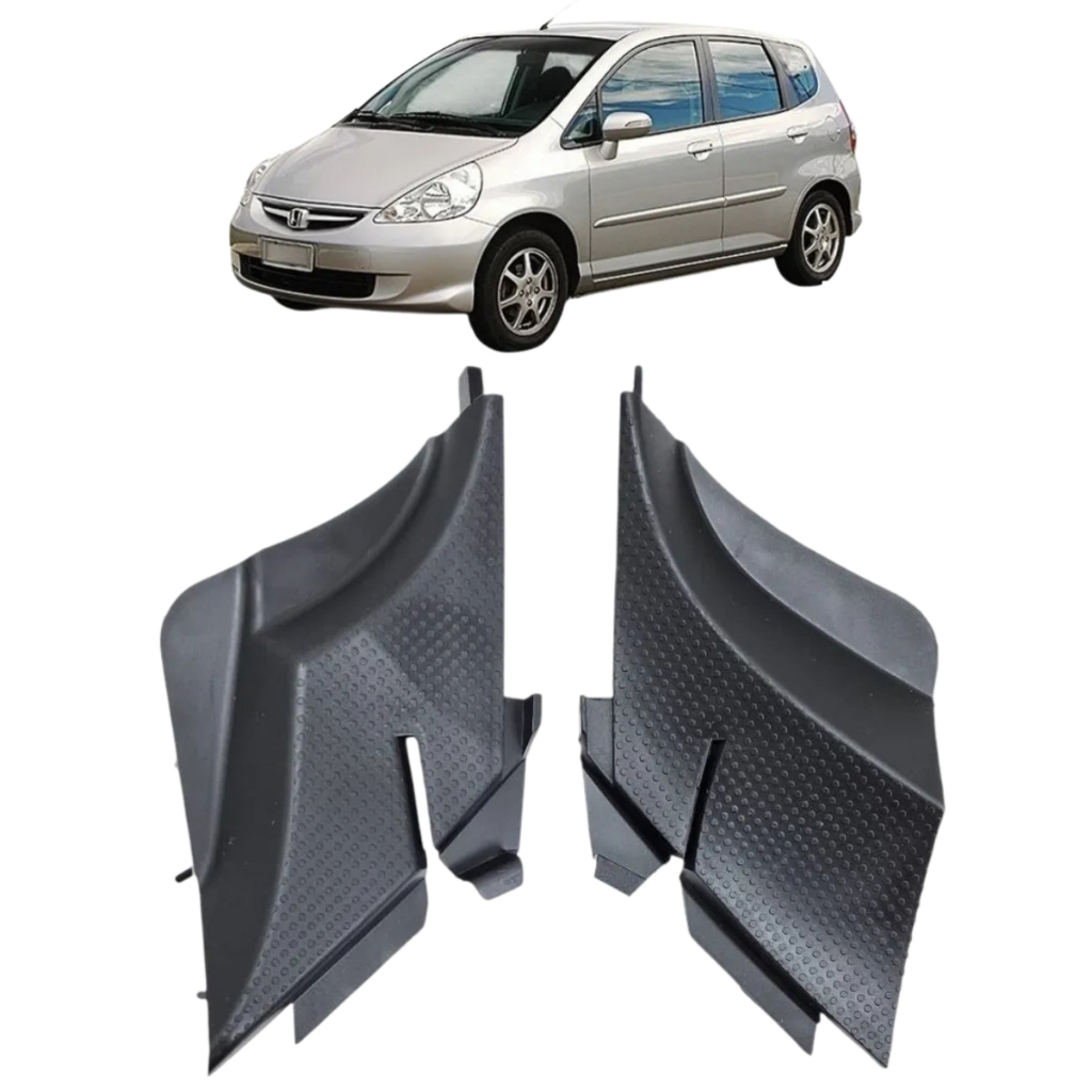 Kit Moldura Acabamento Externo Churrasqueira Para-brisa Fit Ex S 2004 2005 2006 2007 2008