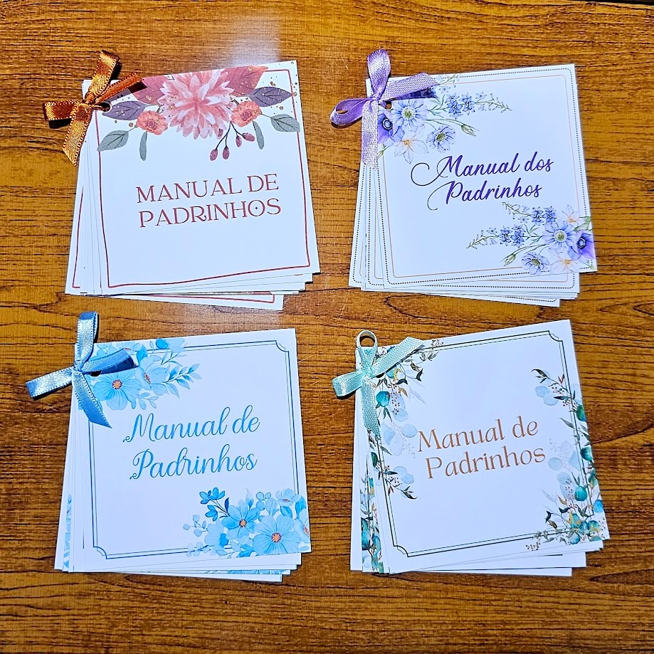 Manual de Padrinhos e Madrinhas de Casamento - Cerimônia - festa Várias cores