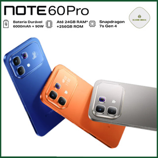 INFINIX NOTE 60 PRO 5G 256GB+12GB RAM NFC | Tela AMOLED 6.78” 144Hz | 50MP | 6500mAh | Snapdragon 7s Gen 4 em Oferta na Shopee
