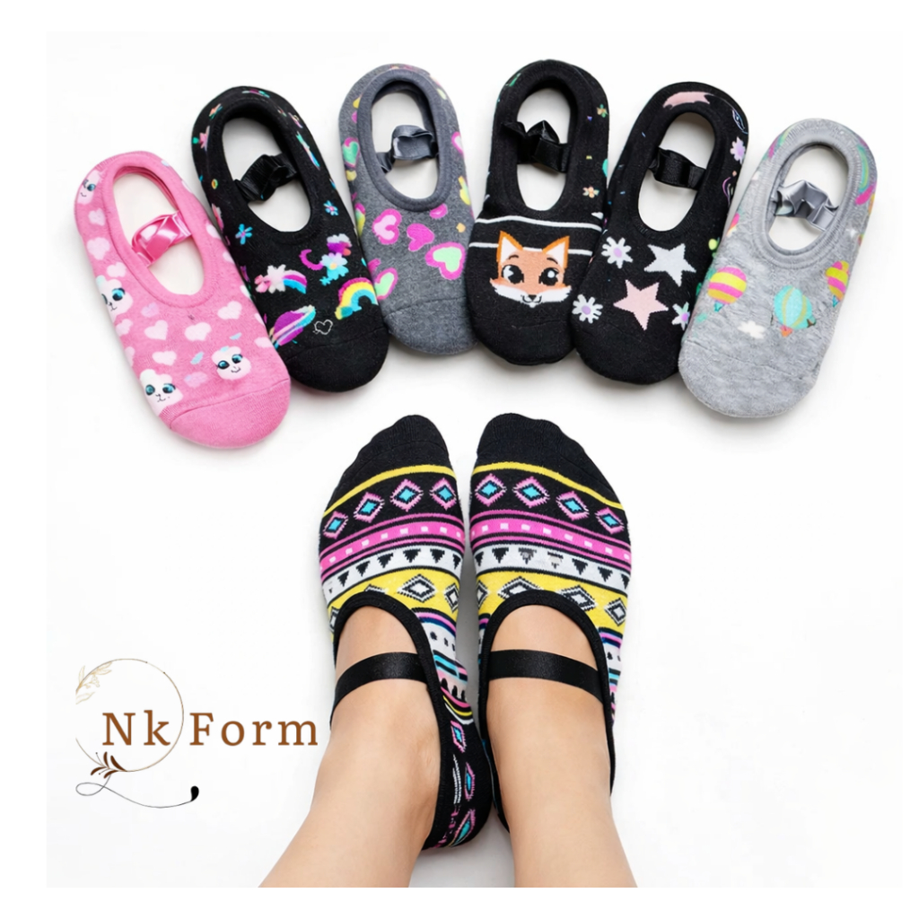 Kit 2 Pares Meias Femininas Antiderrapante 35/40 Atoalhada  Pilates Yoga e Hidroginástica Conforto Premium Frete Grátis em Oferta na Shopee