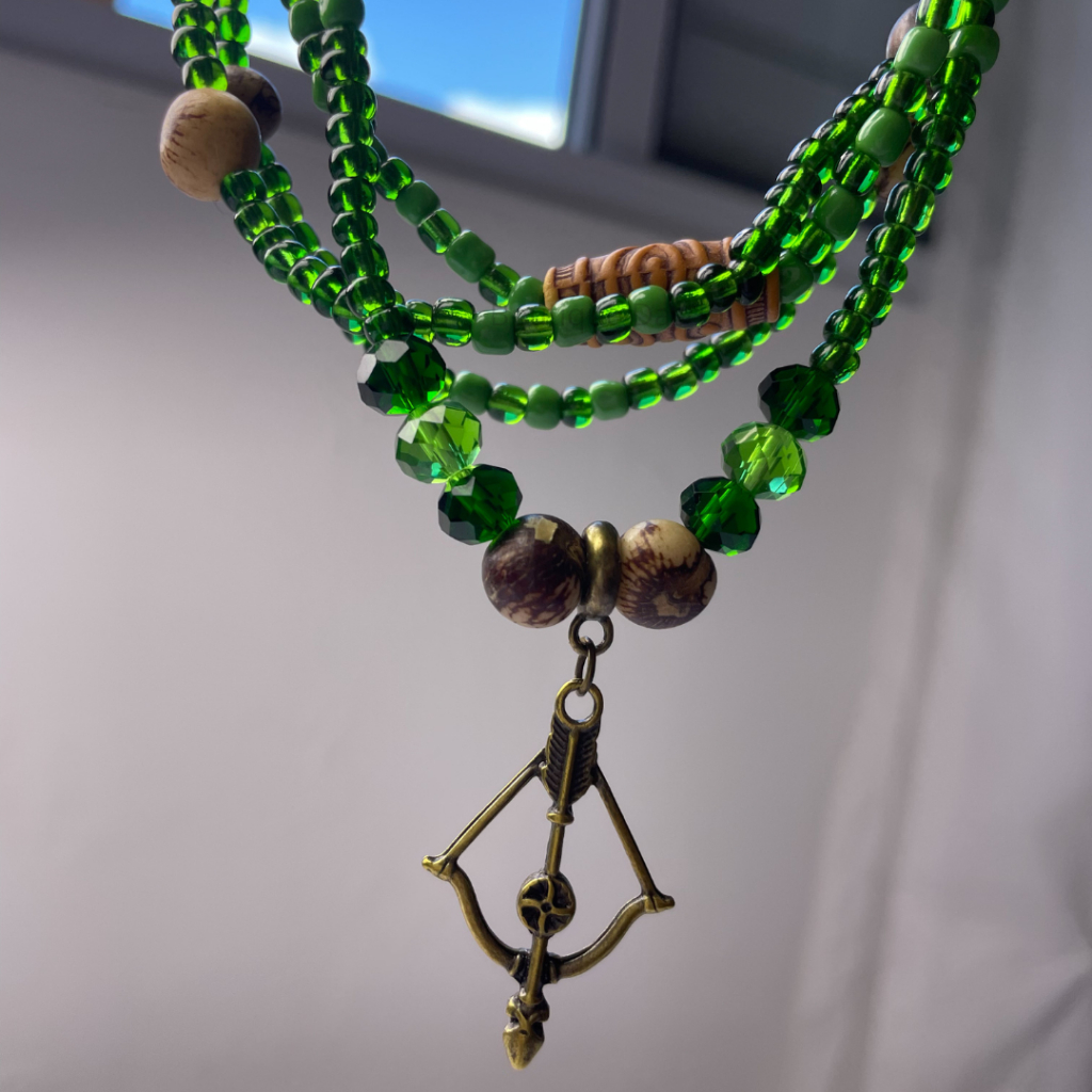 Guia de Caboclo Oxóssi Verde | Fio de Contas Umbanda | Guia Espiritual