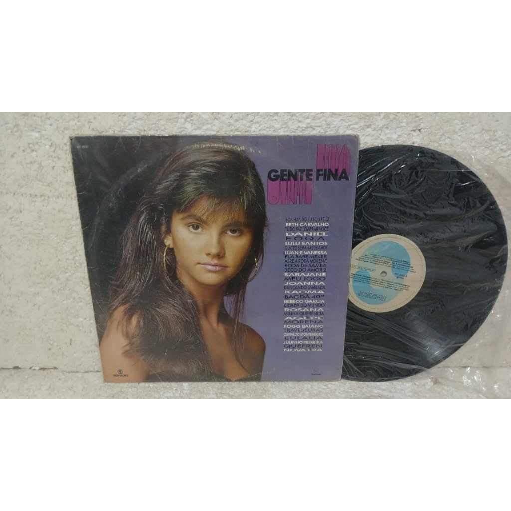 lp  gente fina  nacional - trilha sonora original da novela