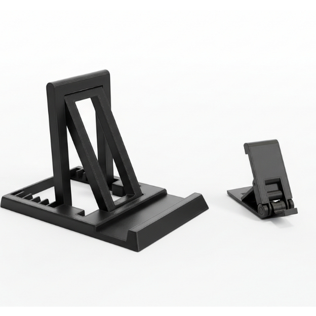 Suporte para Tablet Ajustável Dobrável + Brinde Suporte Celular | Base Antiderrapante Universal