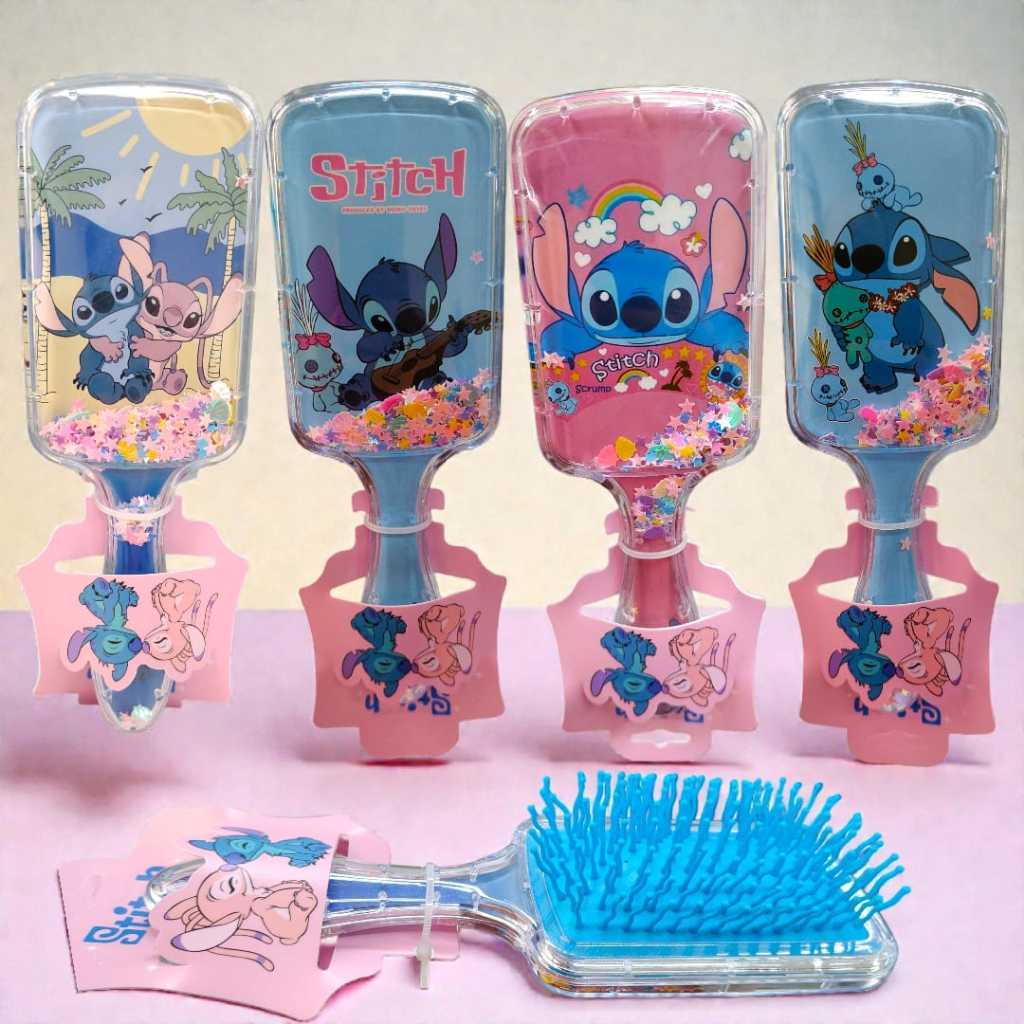 Escova De cabelo Infantil Lilo Stitch Pente de desembarasar em Oferta na Shopee