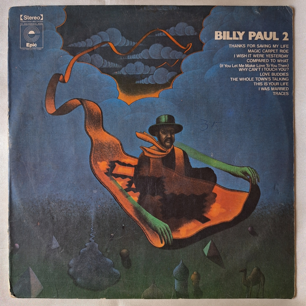 DISCO DE VINIL LP - BILLY PAUL – BILLY PAUL 2 (1974)