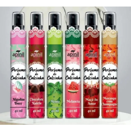 Perfume de Calcinha Aromático Apinil - LEVE MAIS POR MENOS - Fragrância Duradoura e Frescor Revigorante