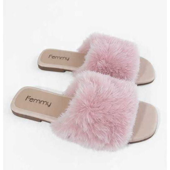 Rasteirinha Pantufa com Pelúcia Confortável Várias Cores Pijama Tendência Moda 2026 do 34 ao 40