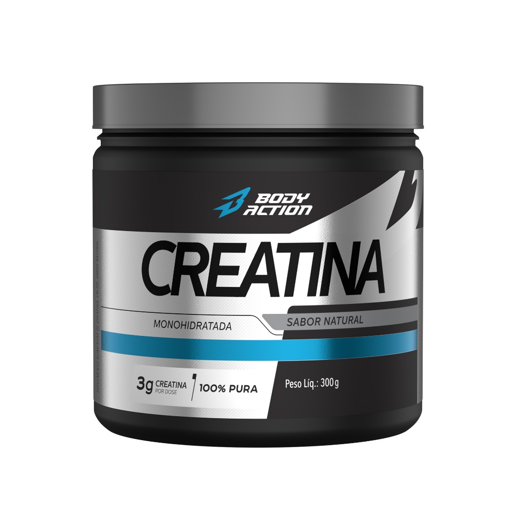 Creatina Monohidratada 300g 100% Pura Bodyaction