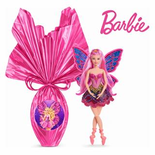 Ovo de Páscoa Barbie Boneca Fada 280g Chocolate ao Leite Crocante Infantil em Oferta na Shopee