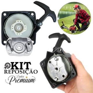 Corda Puxador Tampa De Partida Start Completo Com Arrastador P/ Roçadeiras 43cc 52cc 63cc 65cc 75cc em Oferta na Shopee