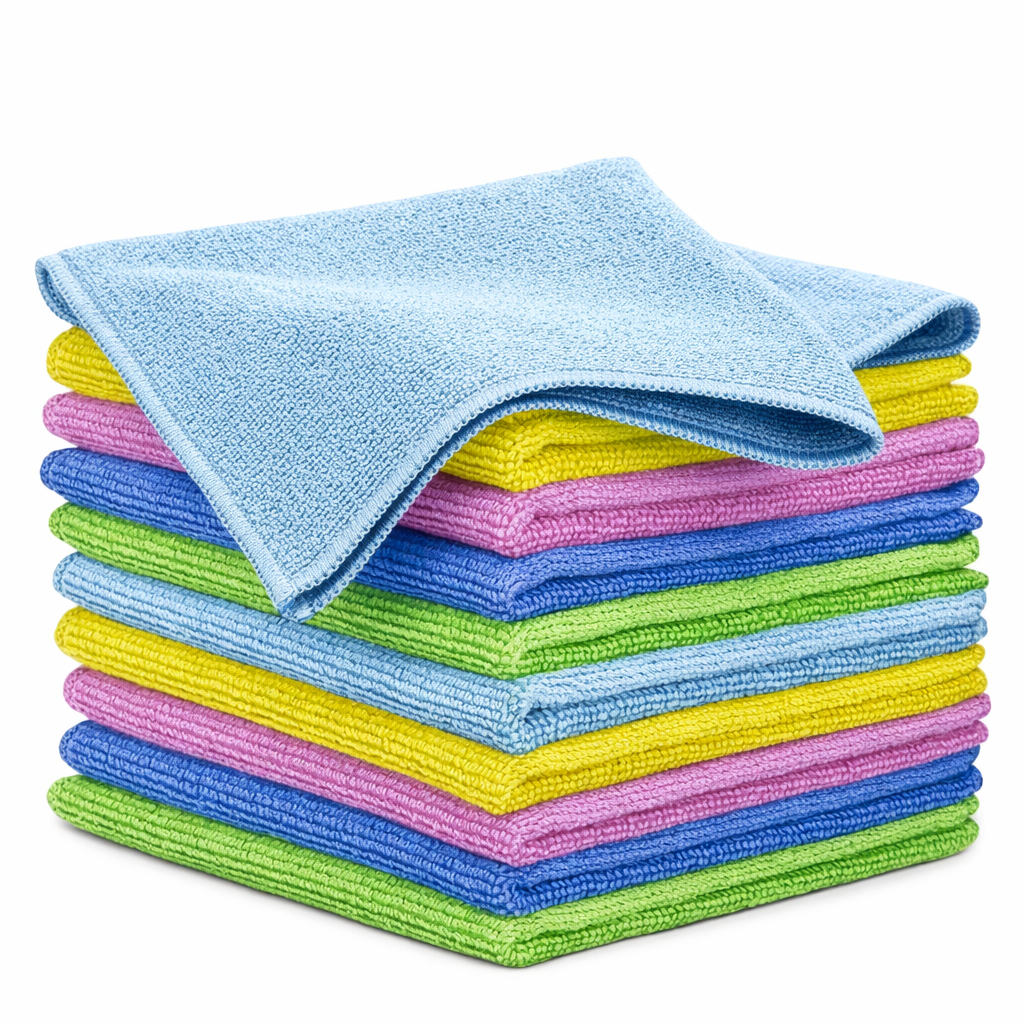 Kit 10 Pano Microfibra 35x55 Limpeza Automotiva Multiuso Carro Vidro Prato Pia Móveis em Oferta na Shopee