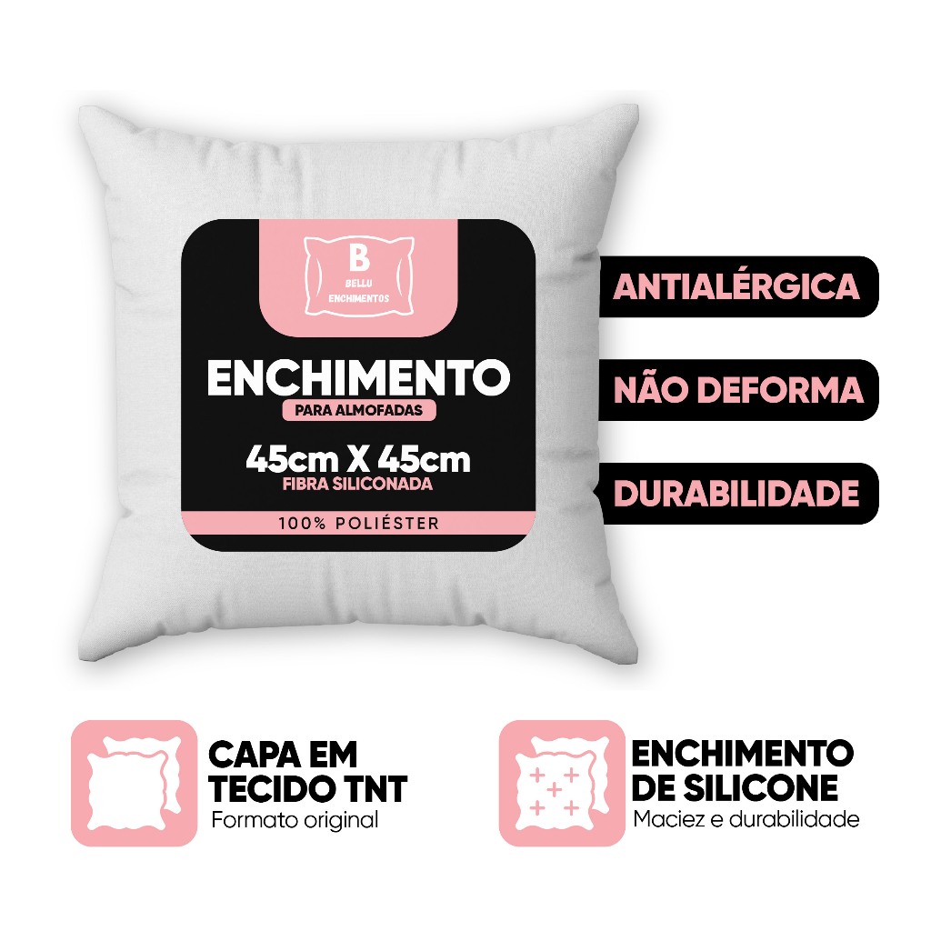 Detalhes do KIT C/6 REFIL DE ENCHIMENTO 45x45  SILICONE