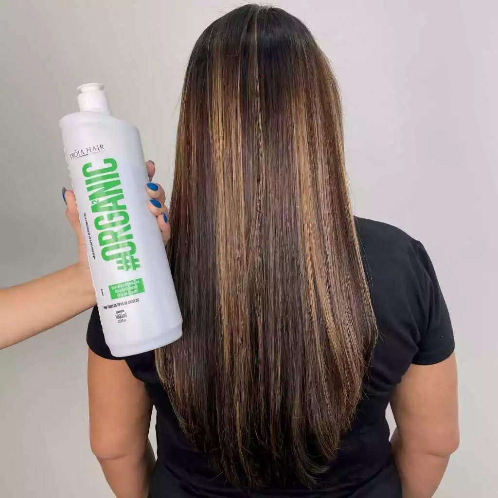 Kit Escova Progressiva Organic Premium 2x1000ml (Passo 1 e Passo 2) - Tróia Hair