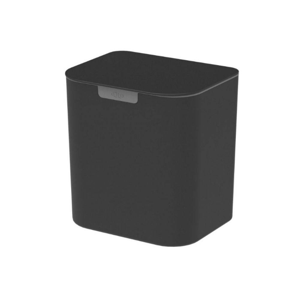 Lixeira De Bancada/Parede Adesivo Sem Furo Liv 5L Preto Ou em Oferta na Shopee