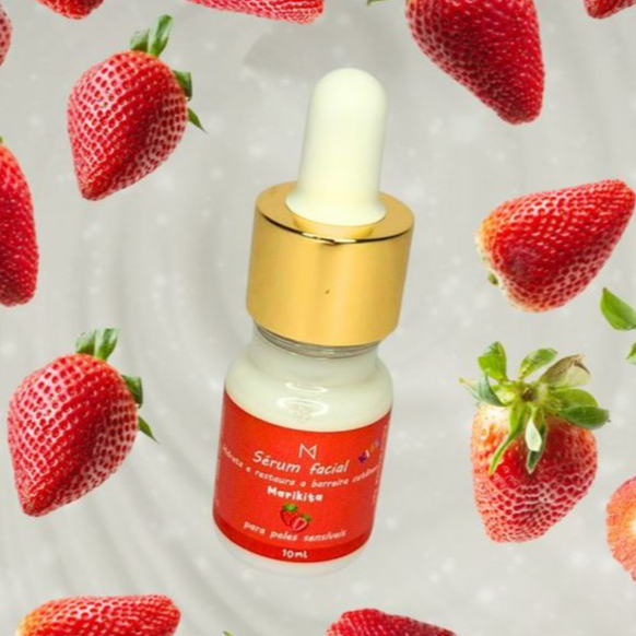 Sérum Kids MORANGO Hidratante suave, Ecológico, Pele sensível, Skincare criança 10ml Majestic