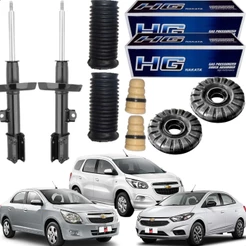 Kit amortecedor Dianteiro Original Nakata Cobalt Onix Spin