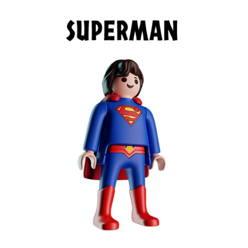 Playmobil DC Kinder Ovo Superman Supermen Super Homem