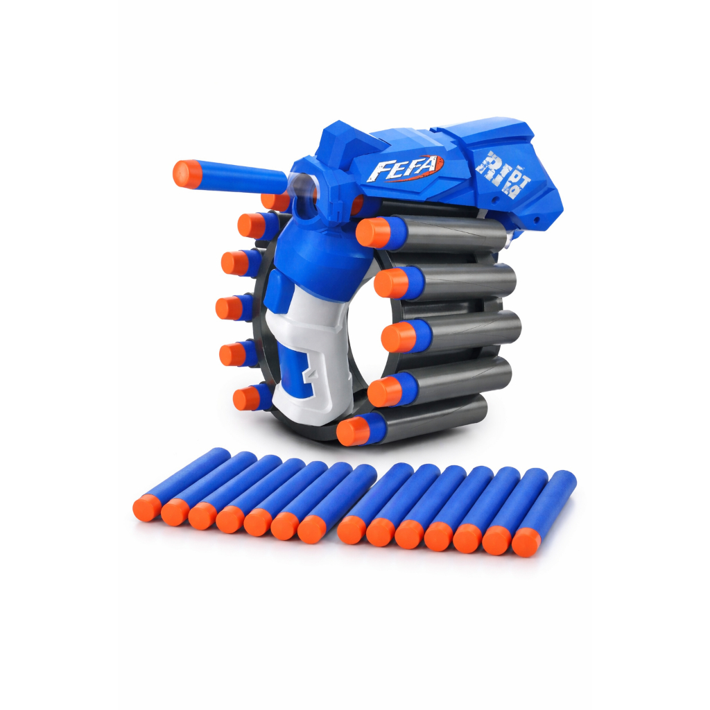 Lançador De Dardos Turbo Shot Pistola Brinquedo Infantil Nerf