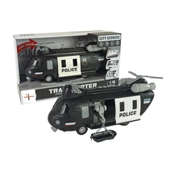 Helicóptero de Resgate da Polícia 1:16 com Luz e Som - Brink Center