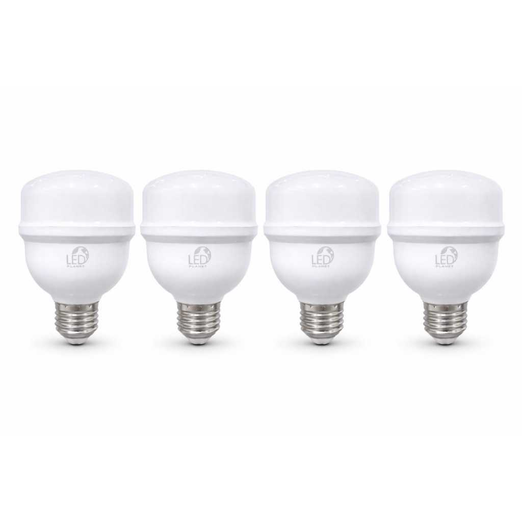 Kit com 4 Lâmpadas Super Bulbo Led 30w Bivolt E27 Branca Fria 6500k em Oferta na Shopee