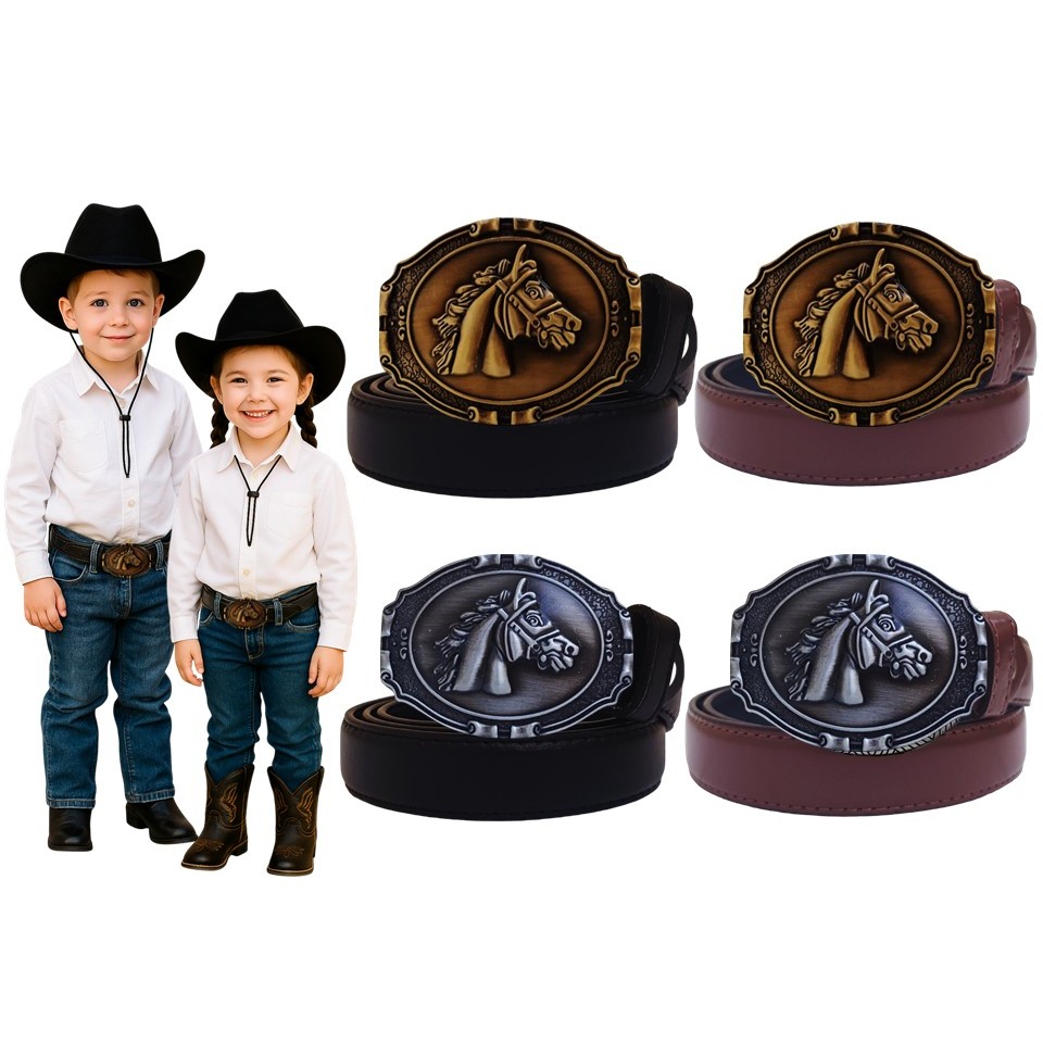 CINTO COUNTRY COM FIVELA CABEÇA DE CAVALO BEBÊ INFANTIL COWBOY RODEIO SERTANELO UNISSEX ESTILO em Oferta na Shopee