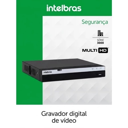 Gravador DVR Intelbras 16 Canais Multi Hd Mhdx 3116-c Sem Hd