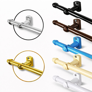 Varão de Cortina de Aço 1,50 metros 19mm (fino)- Bastão de Cortina Aço Ferro Várias Cores em Oferta na Shopee