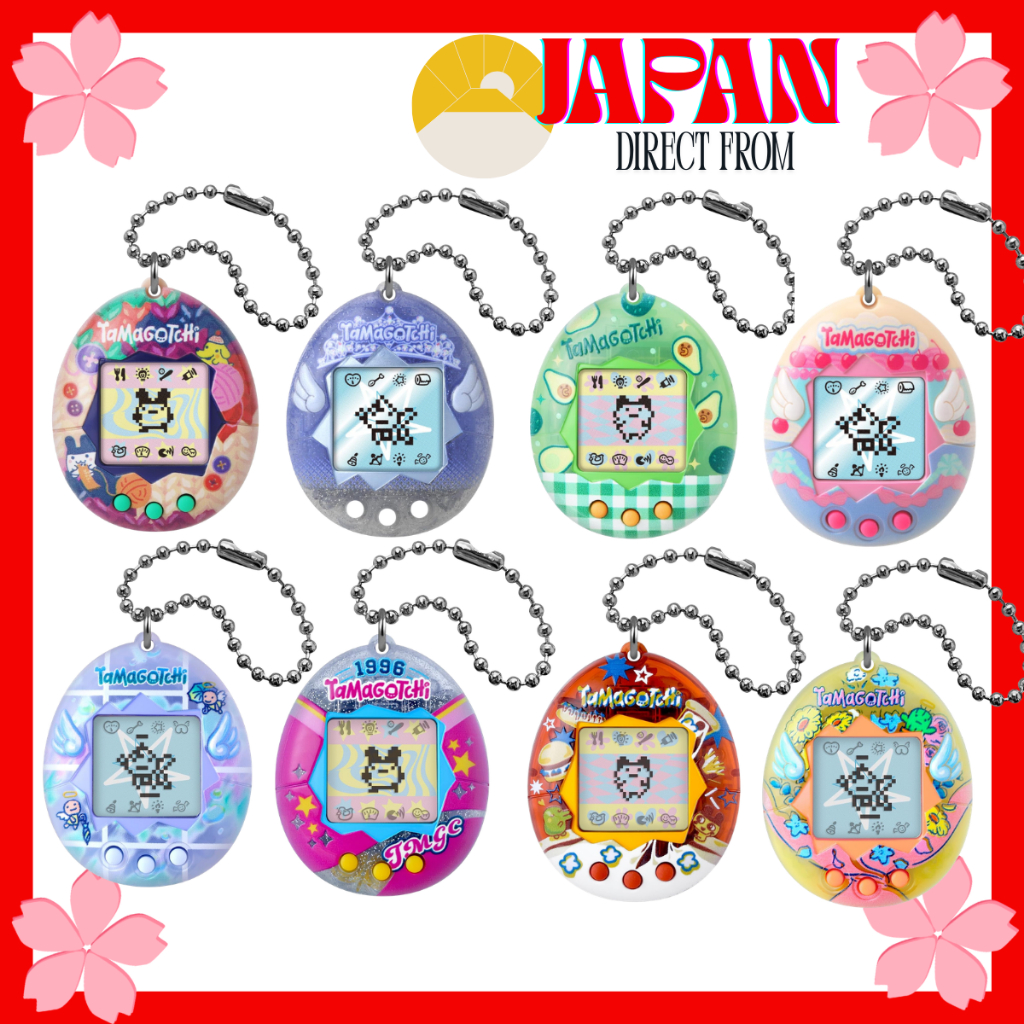 【Direct from Japan】BANDAI Original Tamagotchi Avocado Mix Tama Sewing Angel Tiara Angel Cake Tama Yummy College Sweat