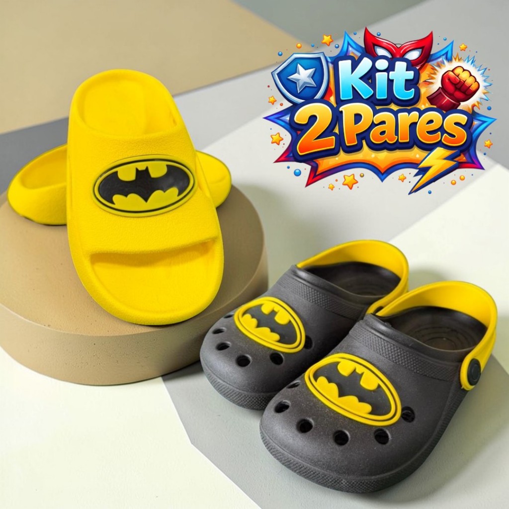 Babuche Chinelo Nuvem Infantil Menino Super Herói em Oferta na Shopee