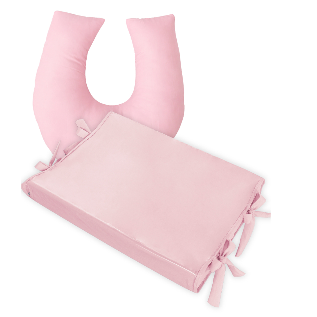 Trocador Americano Anatômico para Bebê com Laterais de Proteção + Almofada de Amamentação