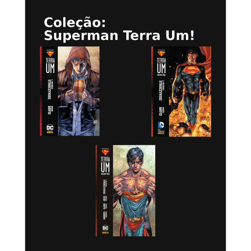 SUPERMAN: TERRA UM – COLEÇÃO COMPLETA (3 VOLUMES)