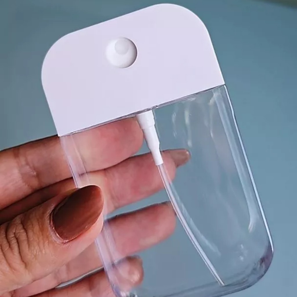 Frasco Spray Portátil Macaron Cartão - Branco - 50ml - 1 unidade em Oferta na Shopee