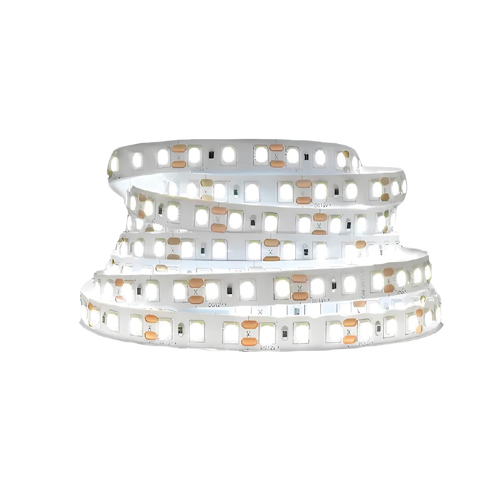 Fita Led 120 leds/m Ip20 12v 2835 Para Perfil Branco Quente/Neutro/Frio 5M Sem Fonte Apollo