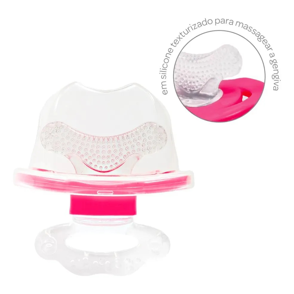 Mordedor Massageador de Gengiva Buba – Silicone - 4 meses +