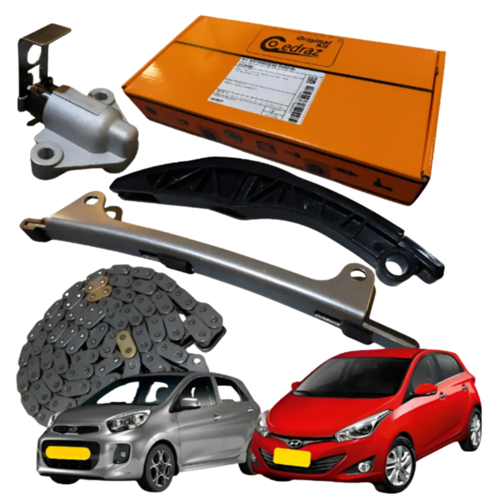 Kit Corrente Comando Hb20 1.0 12v 2012, 2013, 2014, 2015, 2016, 2017, 2018 e 2019 e  Picanto 1.0 3 Cilindros 2012 a 2017