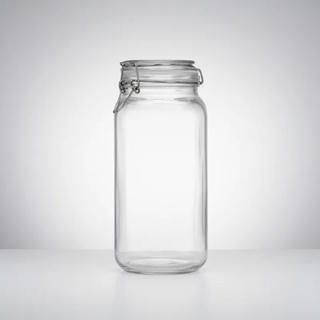 POTE VIDRO HERMÉTICO 1500ML COM TRAVA DE AÇO VEDADA ORGANIZADORDE ALIMENTOS COZINHA MANTIMENTOS em Oferta na Shopee