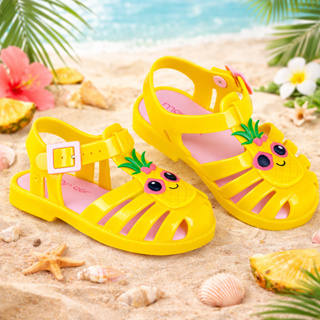Sandália Aranha Menina Infantil Baby Frutas Divertidas Emborrachado Volta as Aulas Escolar Mar&Cor em Oferta na Shopee