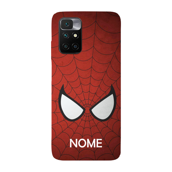 Capinha para Xiaomi RedMi 10 Prime Anti Impacto Personalizada - Homem Aranha Spider Man com nome