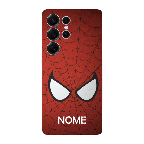 Capinha para Samsung S25 Ultra Anti Impacto Personalizada - Homem Aranha Spider Man com nome