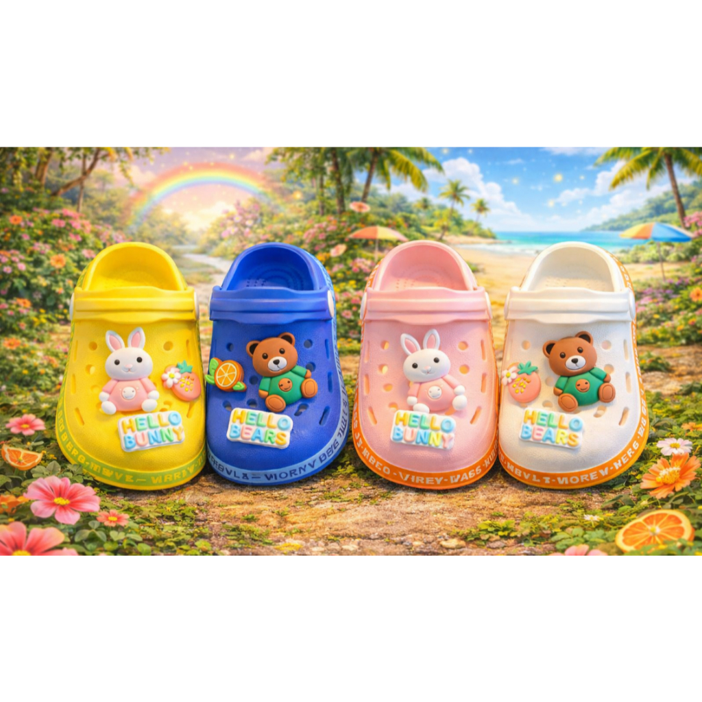 Chinelos Fofinhos De Bebê Cartoon Summer Girl Boy Sandálias De Sola Macia - B1 em Oferta na Shopee