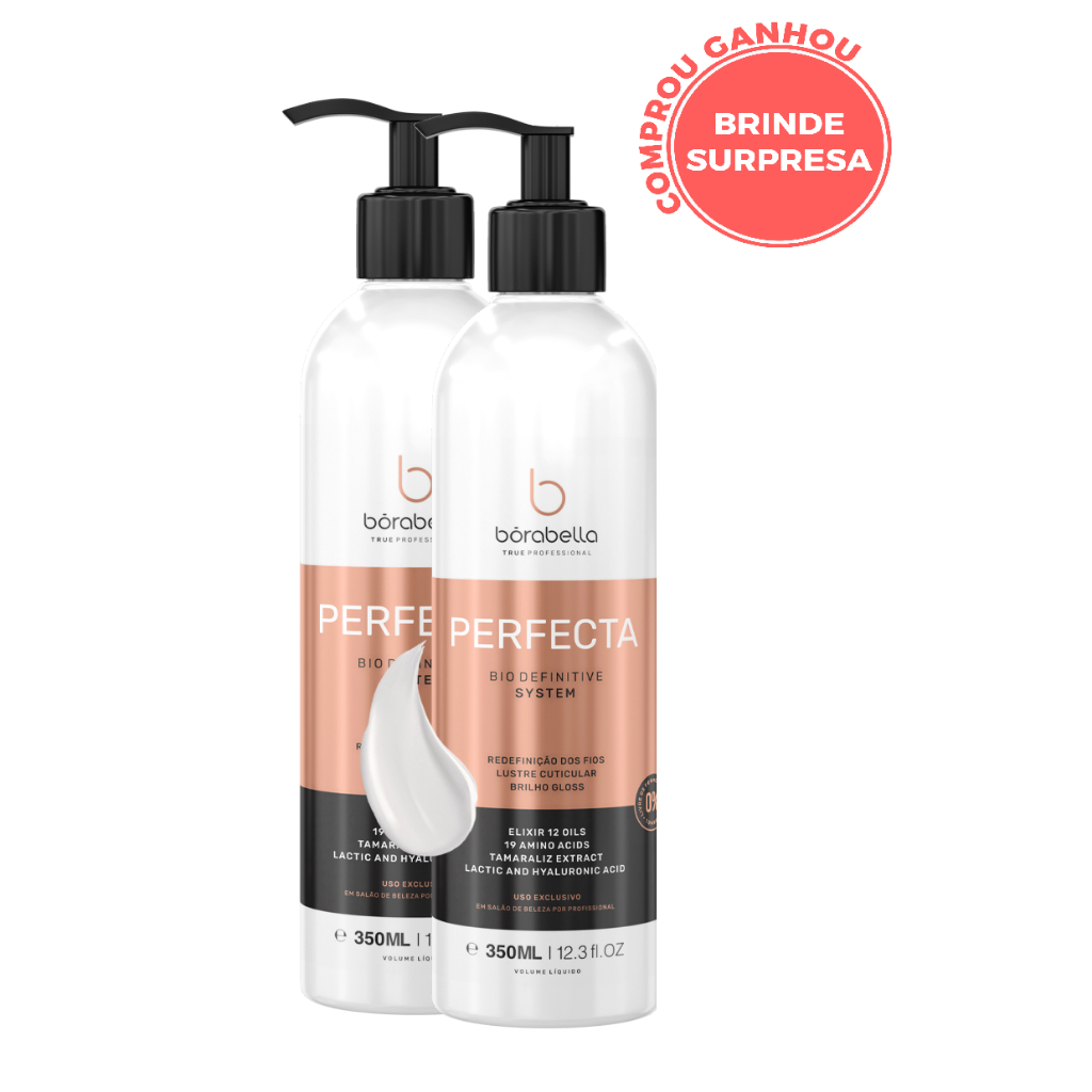 Progressiva Borabella Perfecta BioDefinitive 12 oils Organica 350ml - 02 Unidades