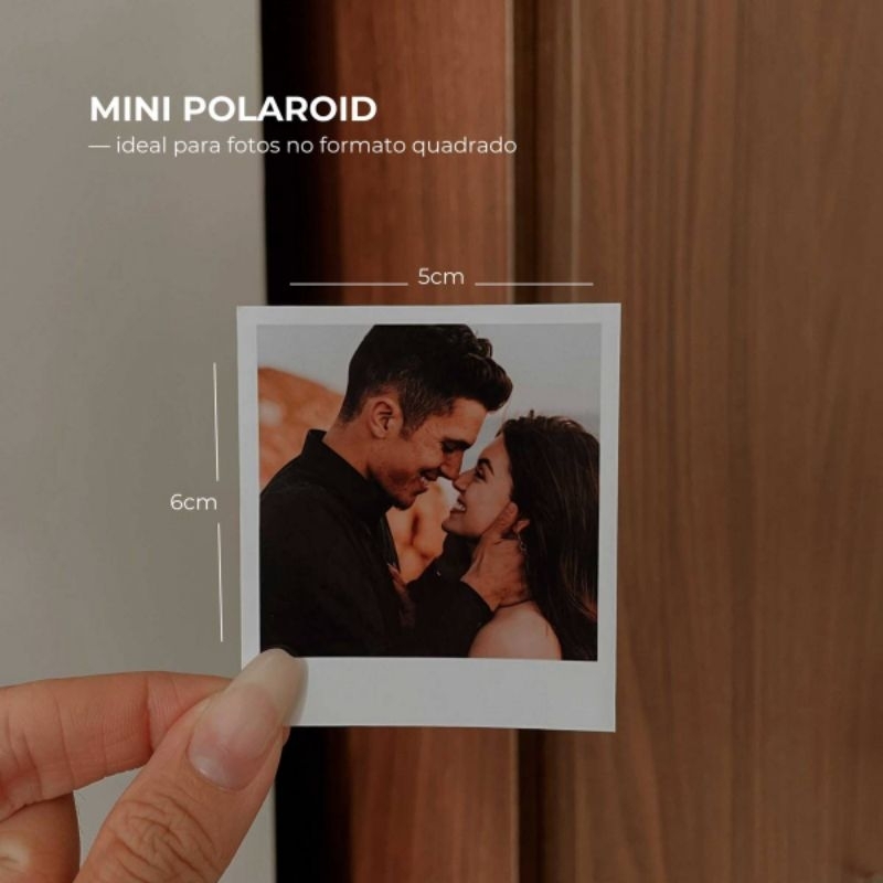 Mini Foto 5x6 cm para Capinha de Celular - Alta Qualidade, Resistente e Compacta