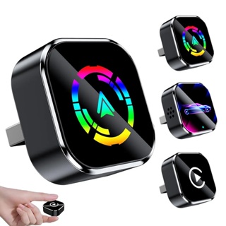 2026 Novo 2 em 1 Adaptador Sem Fio CarPlay & Android Auto - Dongle Inteligente WiFi, Para iPhone/Android, Volvo Benz MG0 em Oferta na Shopee