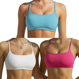 Kit 3 Tops Academia Fitness Duplo Alça Fina Zero Transparência Moda Cores em Oferta na Shopee