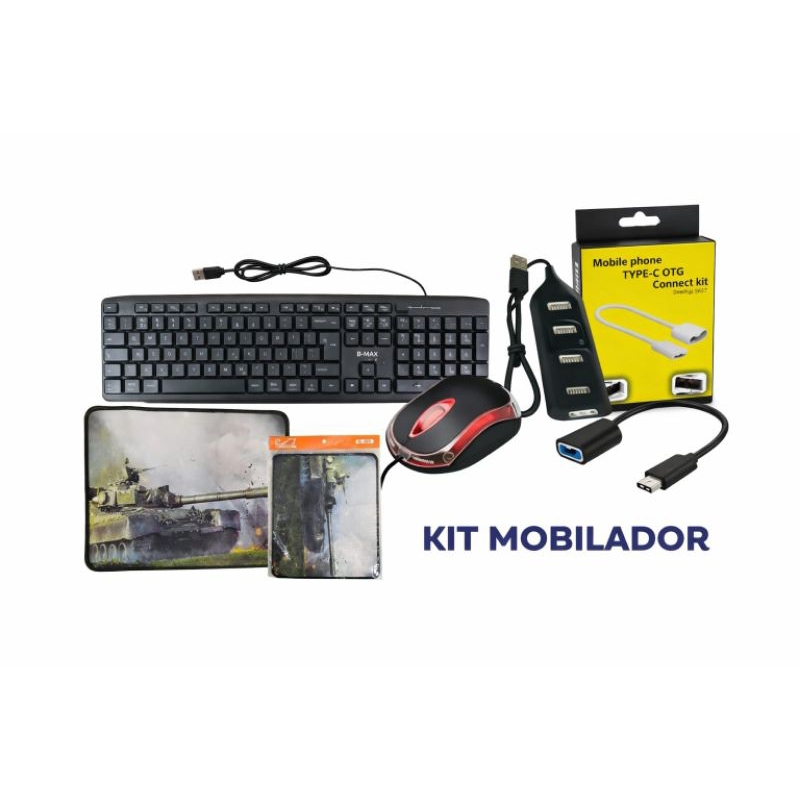Kit Gamer Completo Mobilador Barato Teclado Mouse Promoção - Miniatura 4