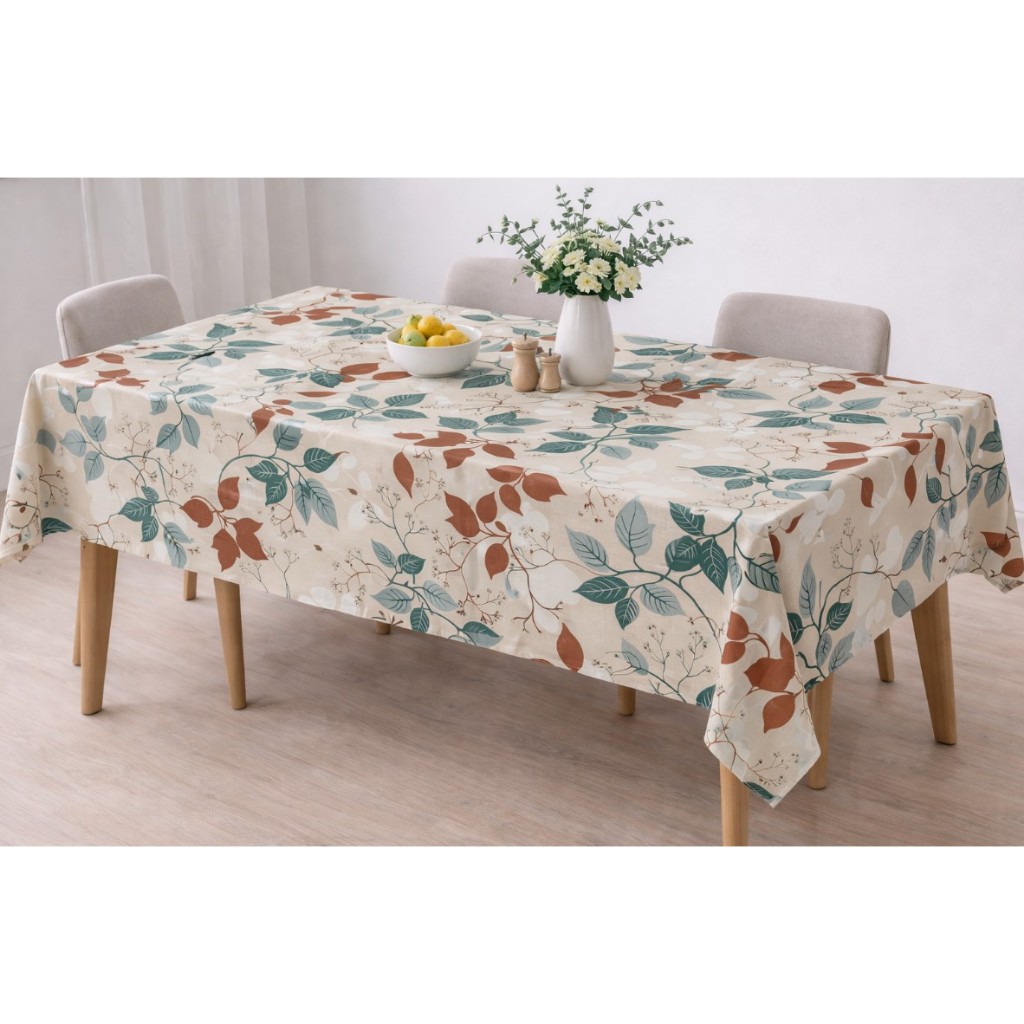 Toalha de Mesa Plástico Térmica Impermeável Premium para Mesas 4 Cadeiras / 6 Cadeiras / 8 Cadeiras