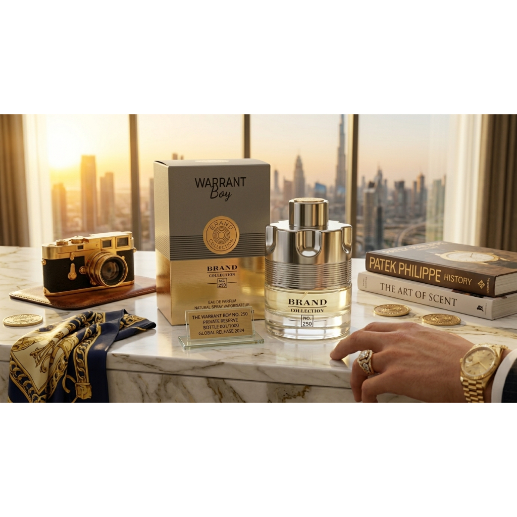 Perfumes No.250 Brand Collection Masculino AZAR0 WANTED 25 ml Premium
