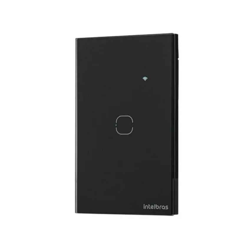 Interruptor Inteligente Touch Smart Wi-Fi Preto EWS 1001 Intelbras