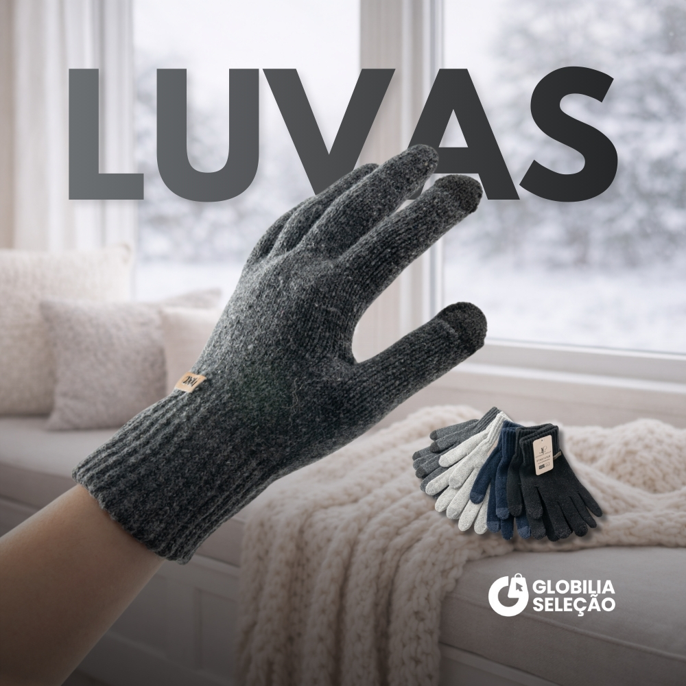 Luvas de lã peluda Grossa Feminina Masculino Adulto Inverno Quente Sensível FYX0747CE