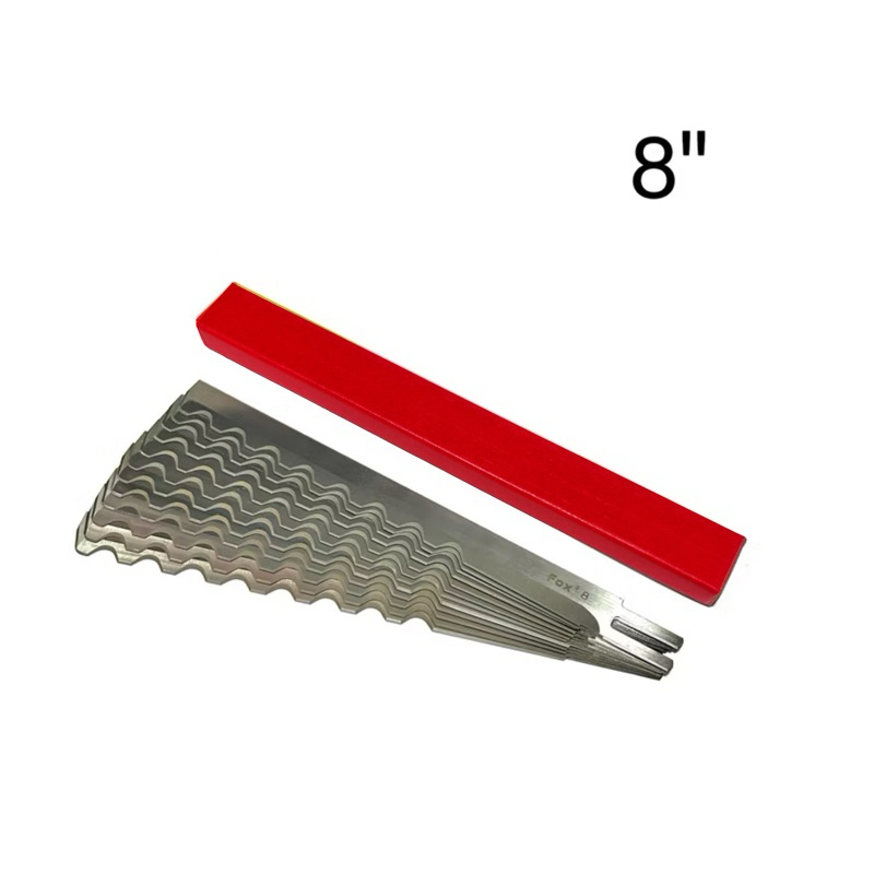 12 Faca Ondulada 8” Polegadas Maquina Cortar Tecido
